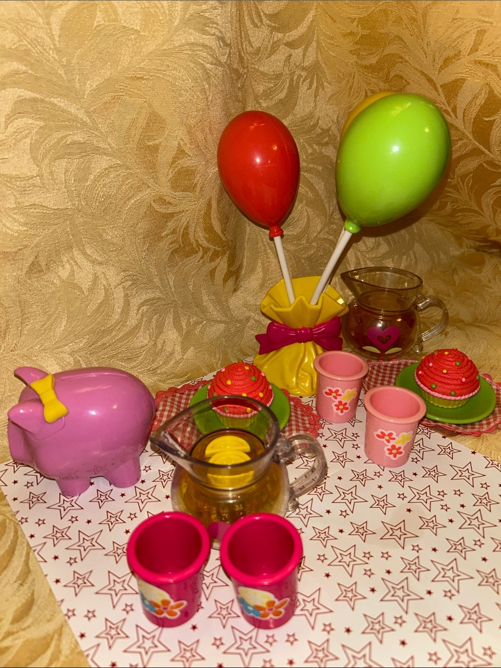 American Girl Bitty Baby Happy Birthday Set and Lemonade stand Set